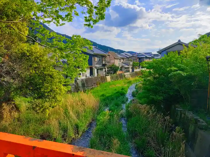 長谷山口坐神社の景色