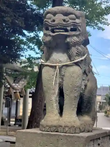 向本折白山神社の狛犬