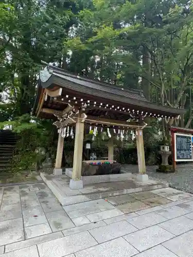 富士山東口本宮 冨士浅間神社の手水舎