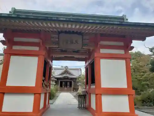 青木天満宮の山門