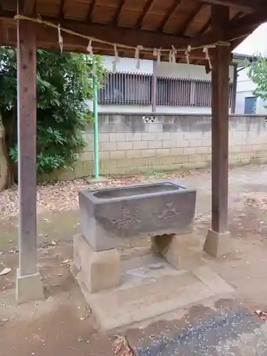 菅原神社の手水舎