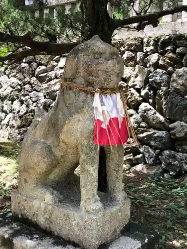 坂本八幡神社の狛犬