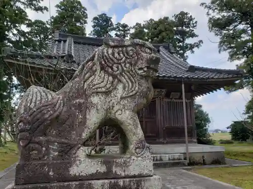  山見八幡宮の狛犬