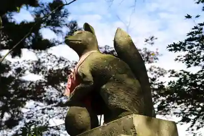 篠葉沢稲荷神社の狛犬