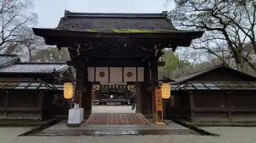 河合神社（鴨川合坐小社宅神社）の山門・神門