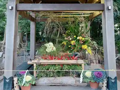 東海市熊野神社の手水舎