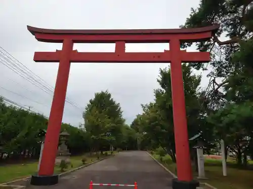 美瑛神社の鳥居