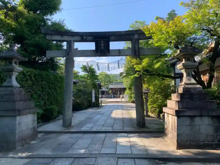 敷地神社(わら天神宮)の鳥居