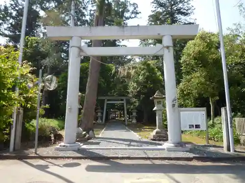 阿射加神社の鳥居