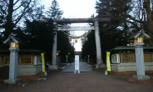 帯廣神社の鳥居