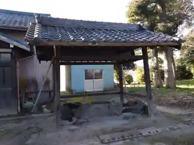 熱田社(上三宅)の手水舎