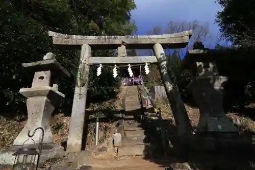 大六天麻王神社の鳥居