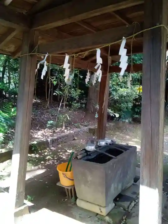 成田熊野神社の手水舎