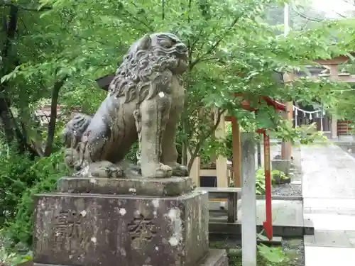 山口八幡宮の狛犬