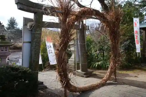 鏡石鹿嶋神社の鳥居