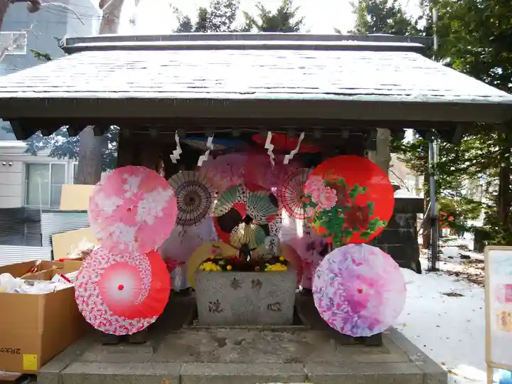 札幌諏訪神社の手水舎
