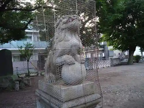 浜竹天祖神社の狛犬