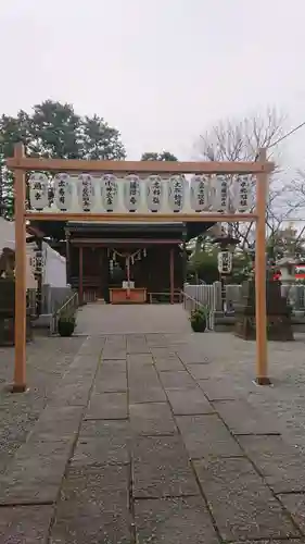 星川杉山神社の鳥居