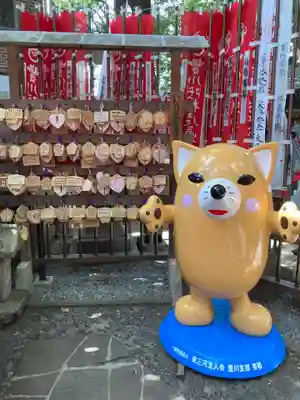 豊川稲荷東京別院の狛犬