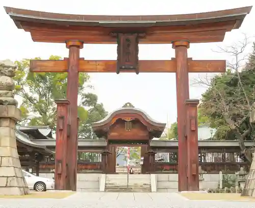 饒津神社の鳥居