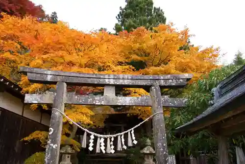 零羊崎神社の鳥居