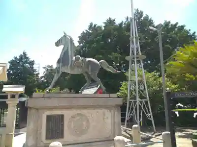 道通神社の狛犬