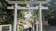 多摩川浅間神社の鳥居