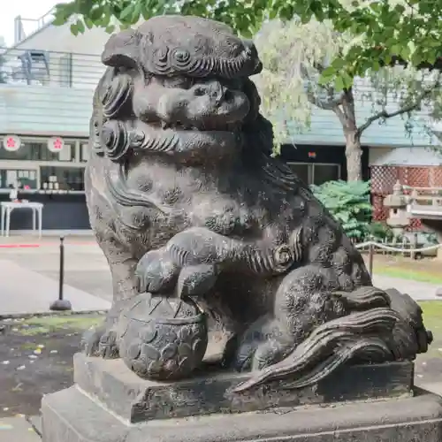 新井天神北野神社の狛犬