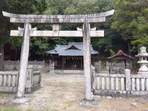 佐方八幡神社の鳥居