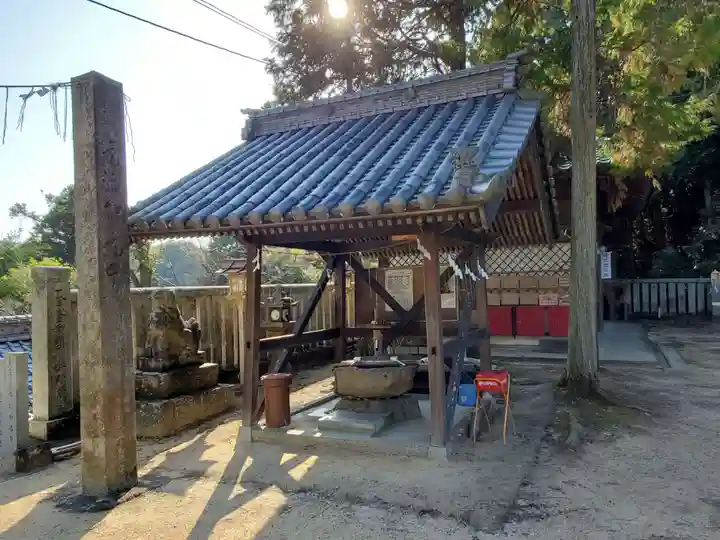東八幡宮の手水舎