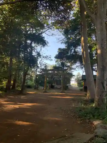 柏原神社の鳥居