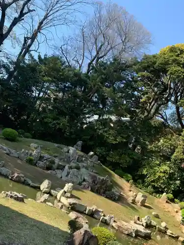 萬福寺の庭園