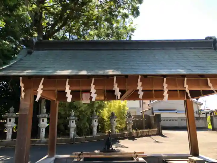 阿宗神社の手水舎