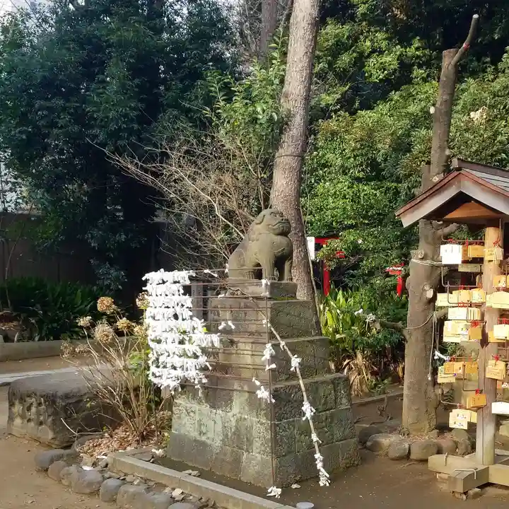 御田八幡神社の狛犬