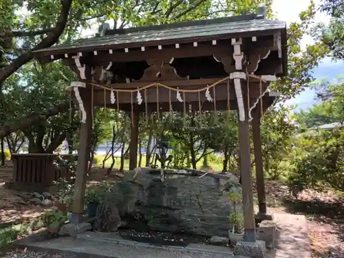 徳島県護國神社の手水舎