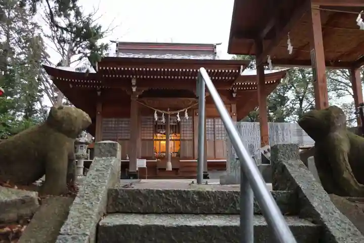 阿久津「田村神社」(郡山市阿久津町)旧社名:伊豆箱根三嶋三社の本殿・本堂