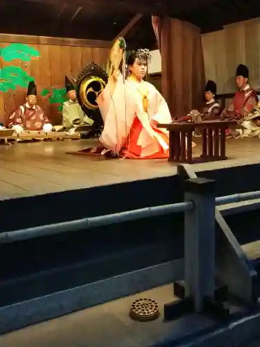 阿智神社の神楽