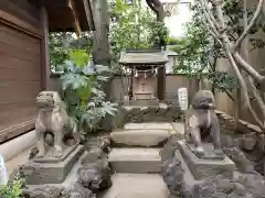 月見岡八幡神社の狛犬