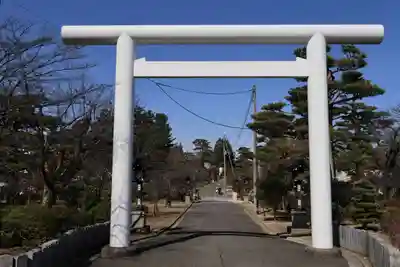 開成山大神宮の鳥居