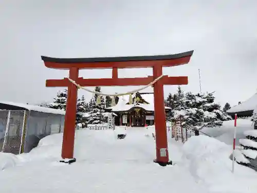 美瑛神社の鳥居