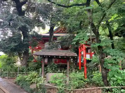 自由が丘熊野神社の手水舎