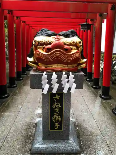 田村神社の狛犬