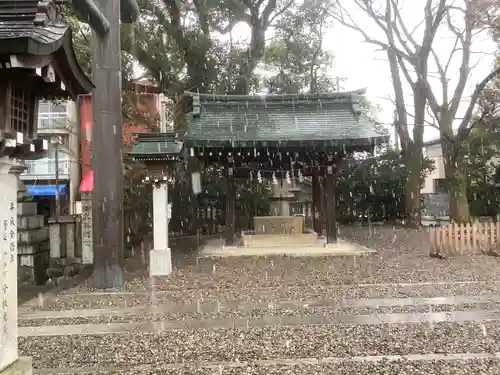 溝旗神社（肇國神社）の手水舎