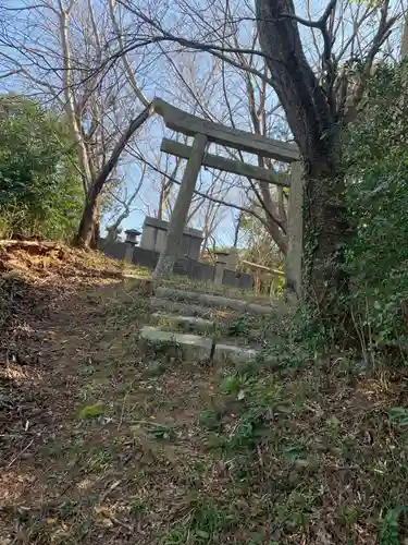 浮野の神様の鳥居