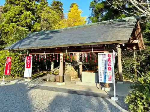 越中一宮 髙瀬神社の手水