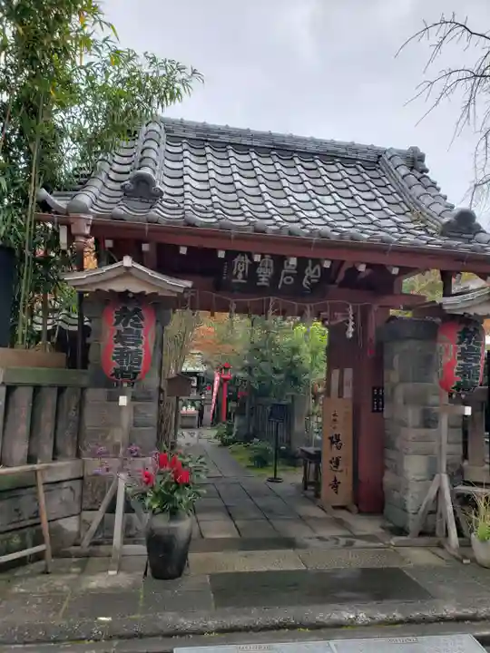 陽運寺の山門・神門