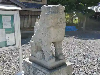 八幡津島神社の狛犬