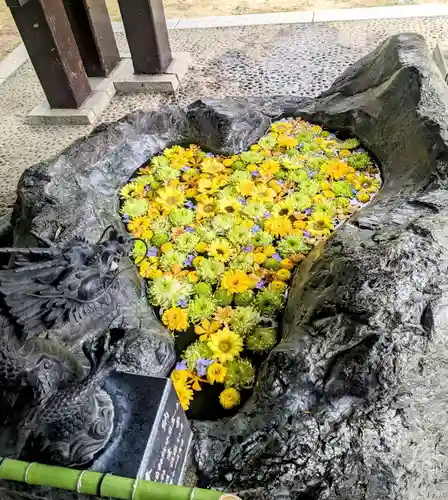 月寒神社の手水舎