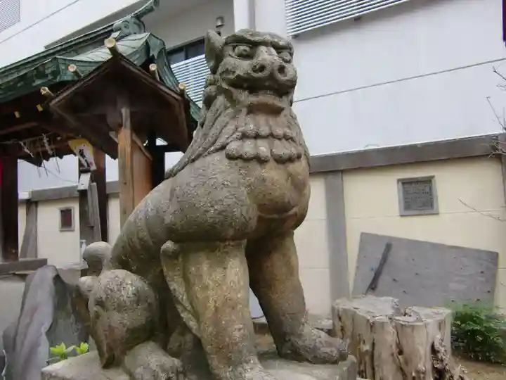 吉原神社の狛犬