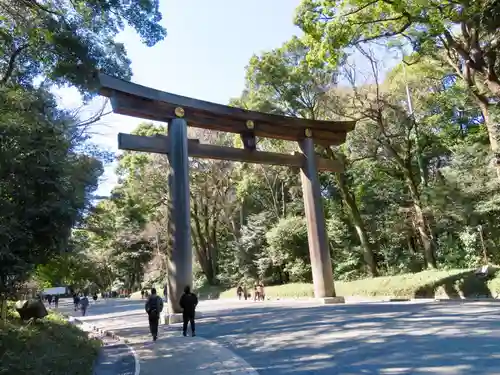 明治神宮の鳥居